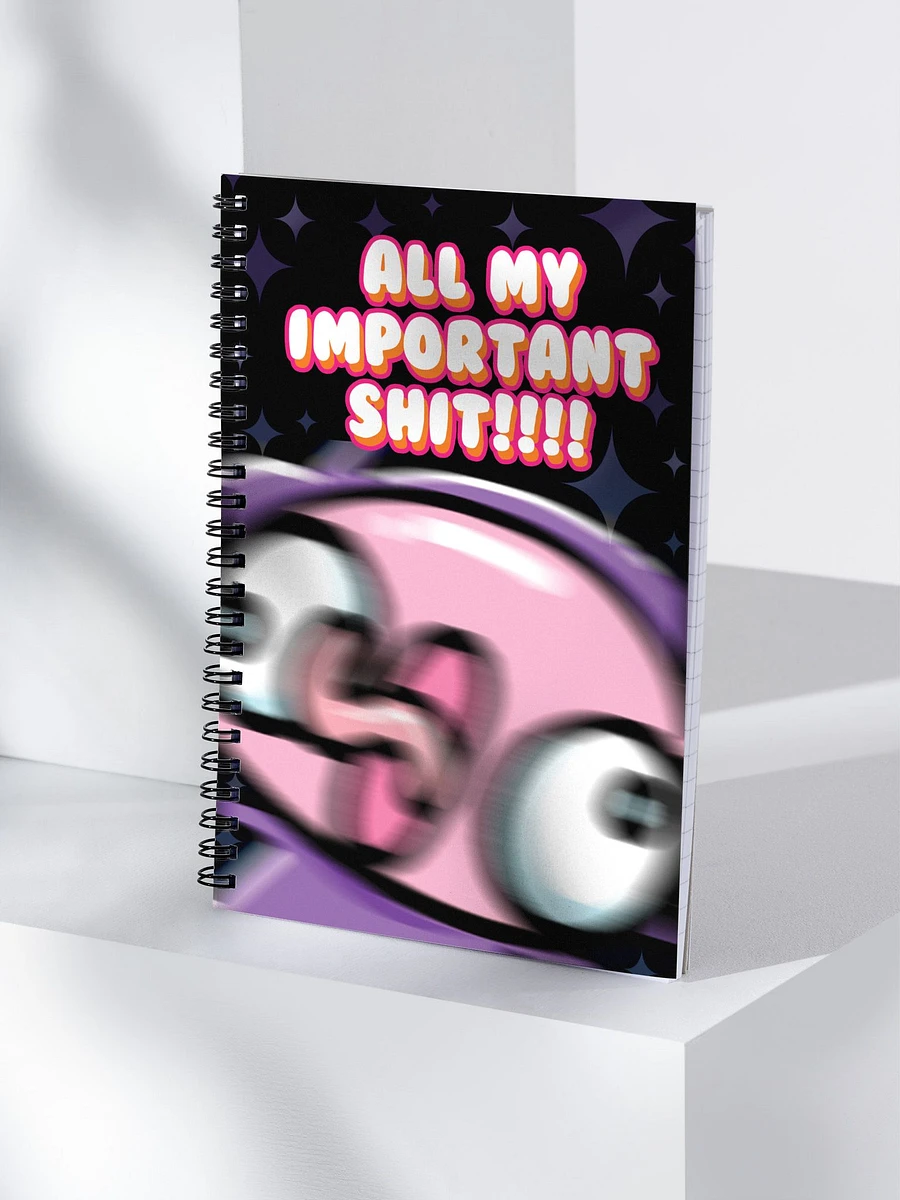 Important sh*t Spiral Notebook product image (3)