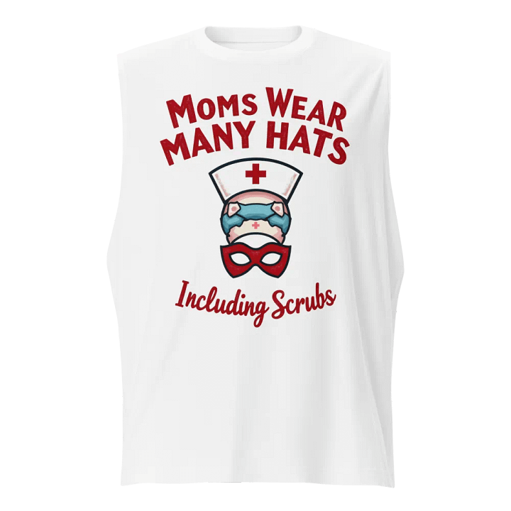 Superhero Nurse Mom Muscle Tank product image (1)