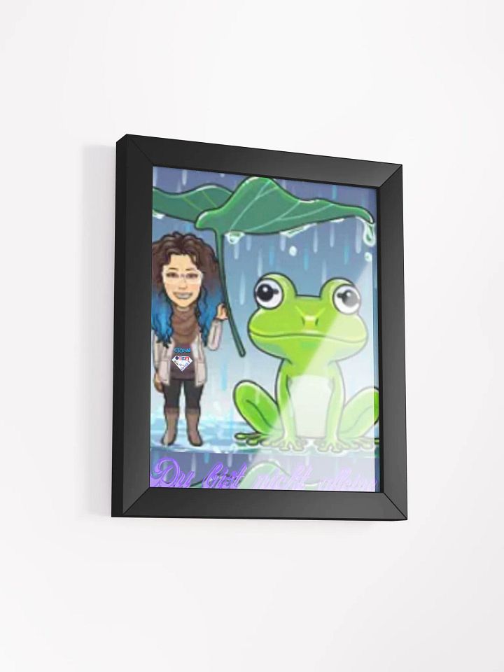 Gerahmtes hochwertiges mattes Poster, du bist nicht alleine product image (6)