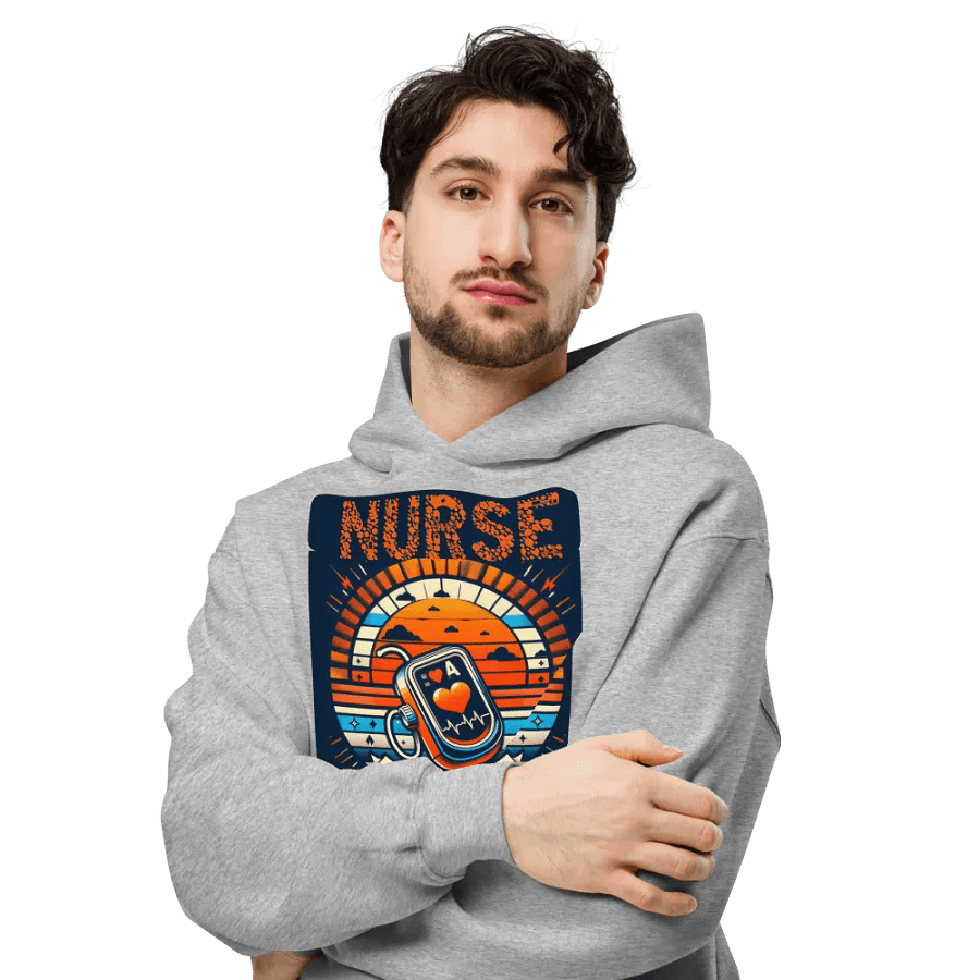 Heart Saver Nurse Graphic Hoodie product image (16)
