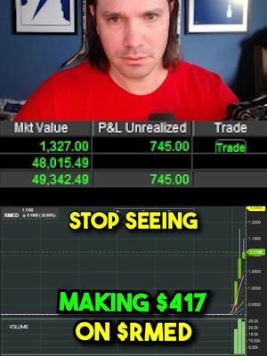 Making $417 From News #fyp #daytrading #stocks #stocktok #daytrader #stockmarket #stonks