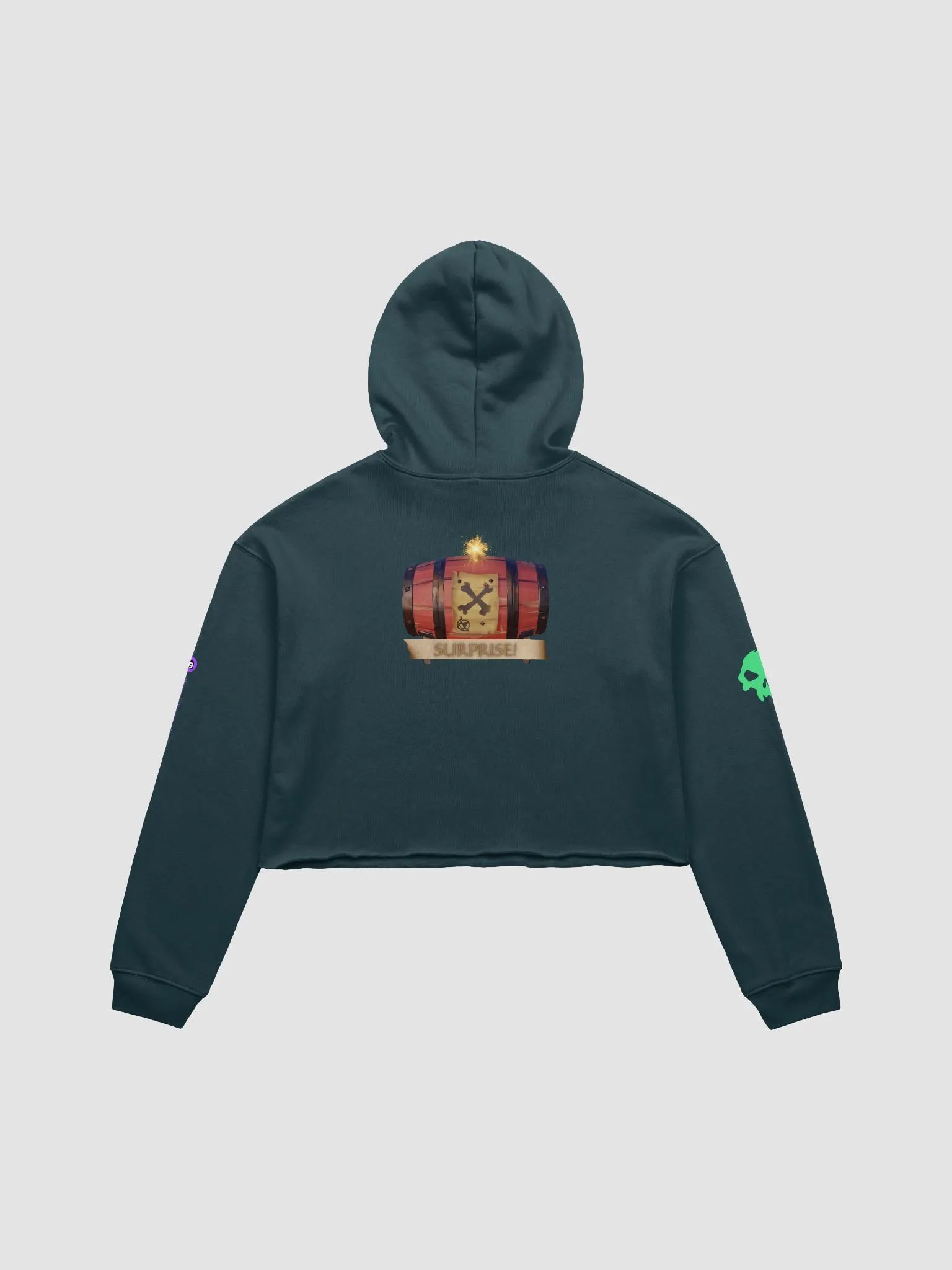Haunted Surprise Crop-Top Hoodie product image (10)