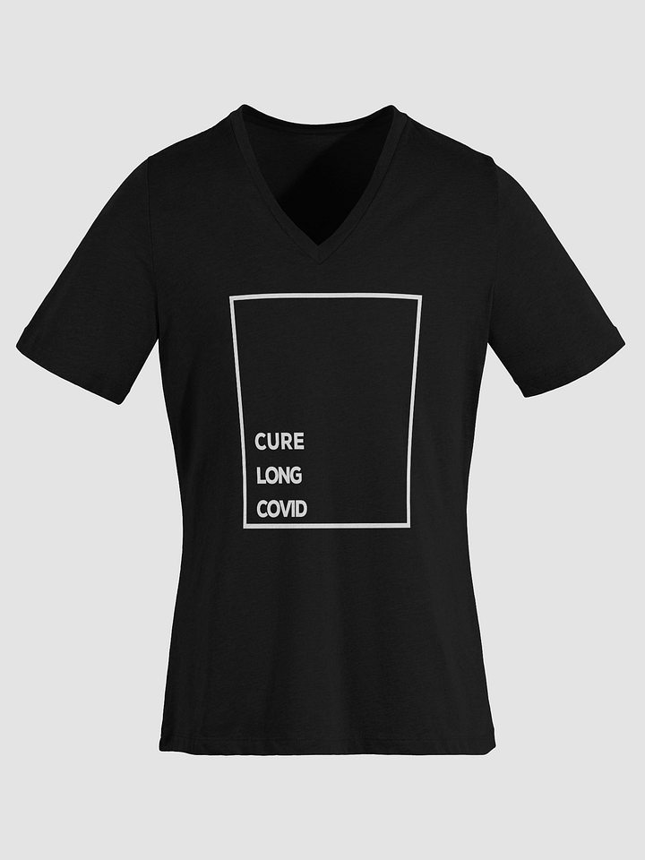 CURE LONG COVID Relaxed V-Neck Tee product image (4)