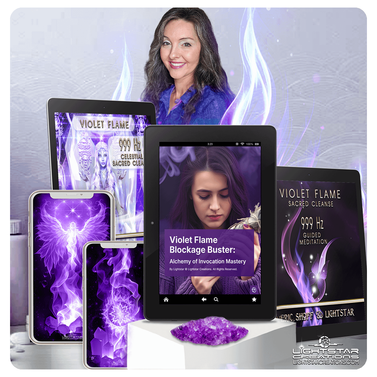 Violet Flame Blockage Buster Media Pack product image (3)