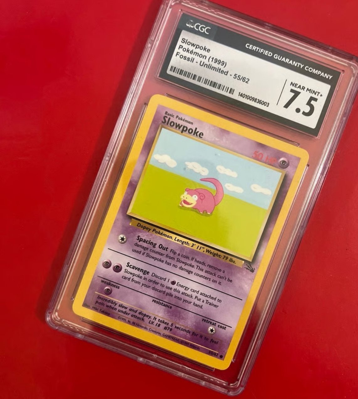 Slowpoke cgc graded 7.5 product image (1)
