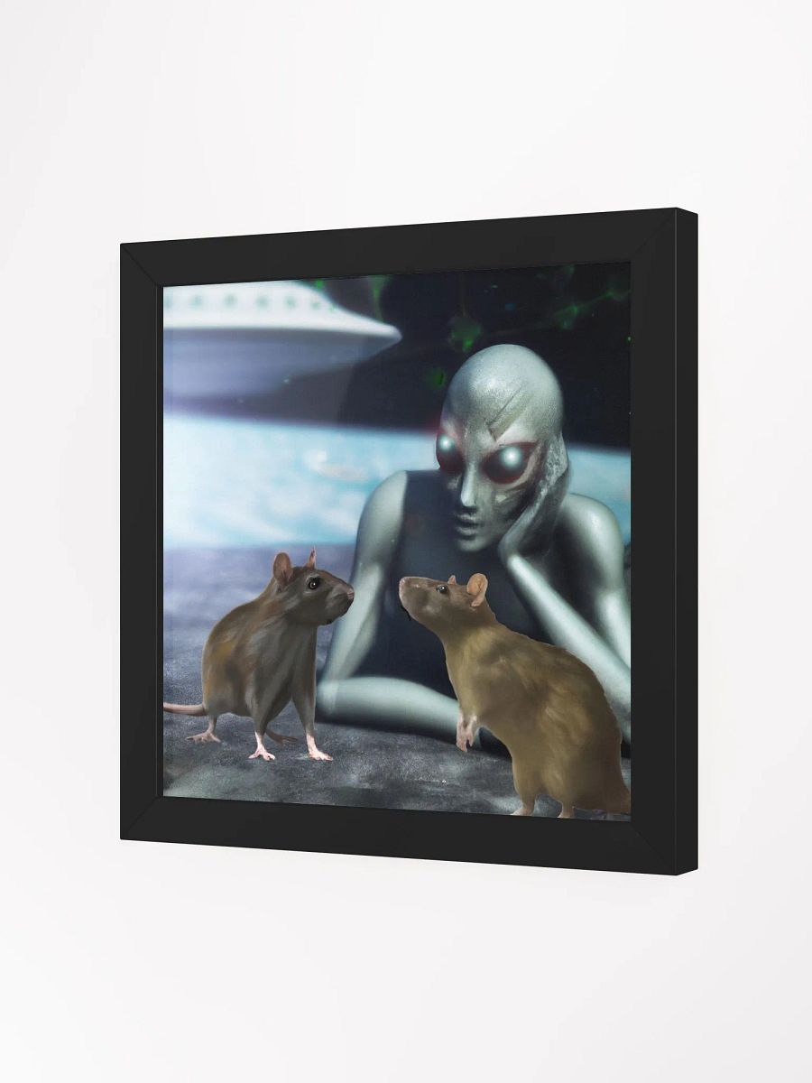 Just us then Framed print product image (7)