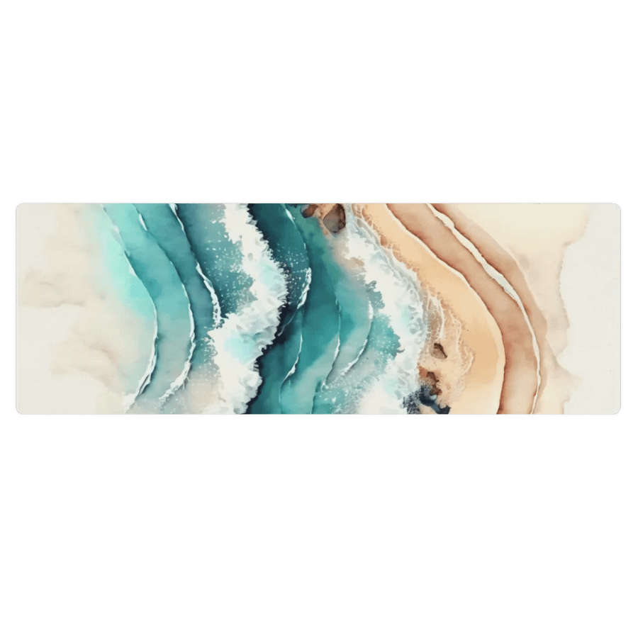 Serene Shoreline Yoga Mat 1 product image (1)