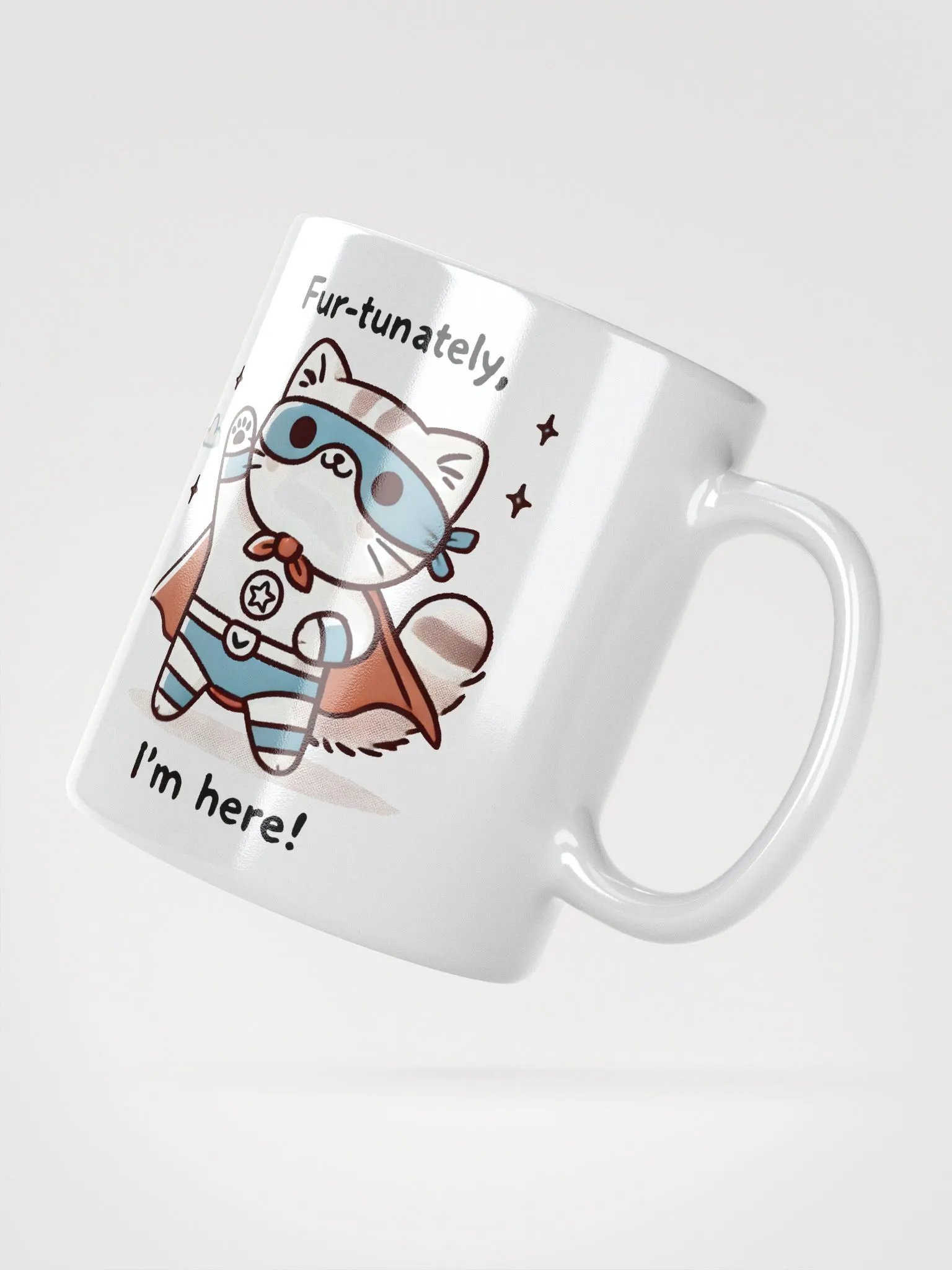 Fur-tunately I'm here mug product image (2)