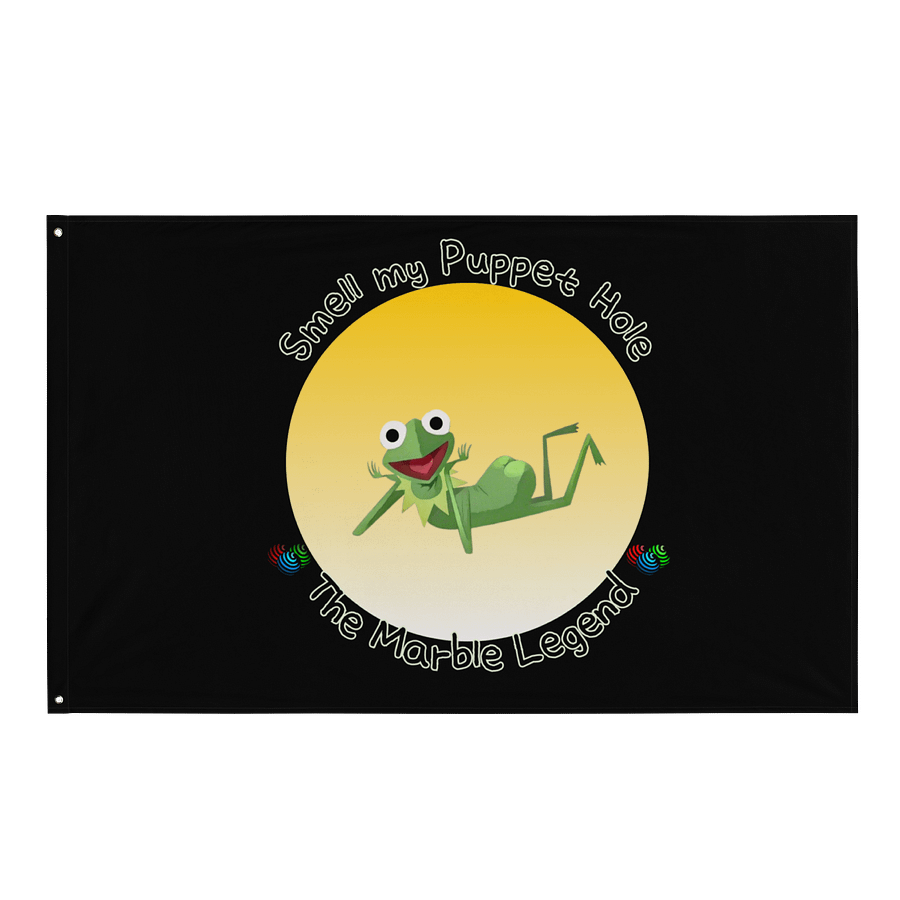 SMELL MY PUPPET HOLE FLAG product image (1)