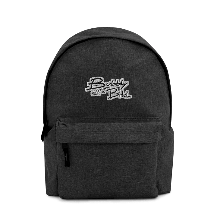 Bubbly and a B*tch embroidered backpack (bubble design) product image (1)