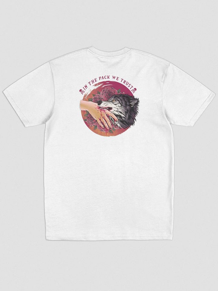 Premium Tee In the Pack We Trust (white) product image (2)