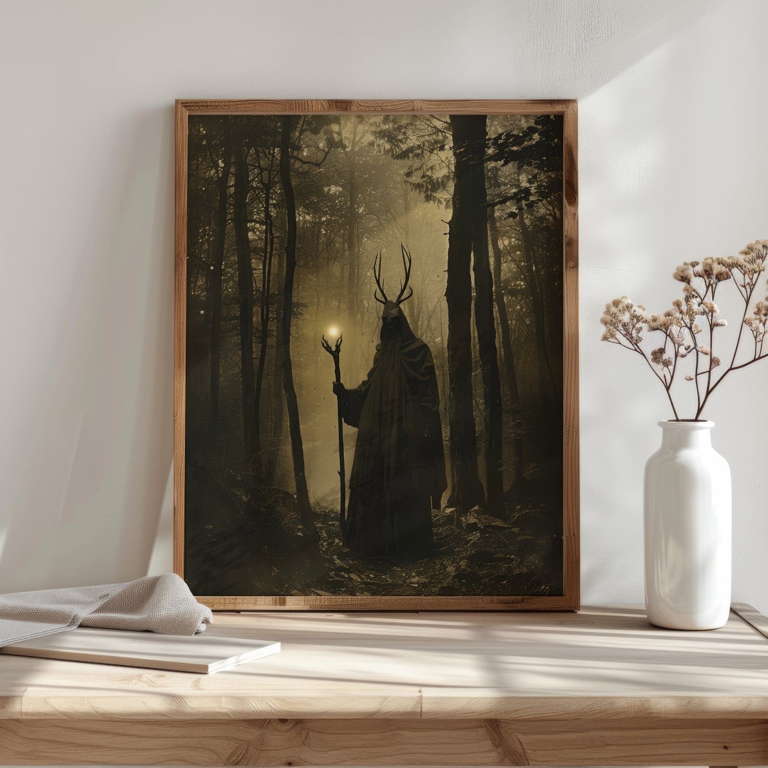 Forest Druid Victorian Photo Witchy Art Print product image (30)
