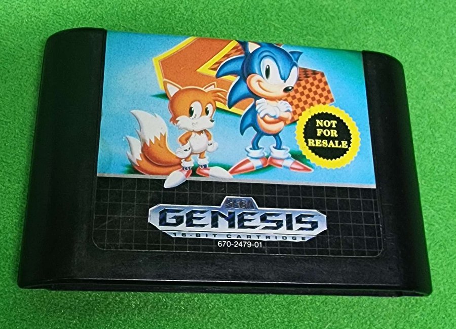SEGA GENESIS - Sonic the Hedgehog 2 - Game Only product image (1)