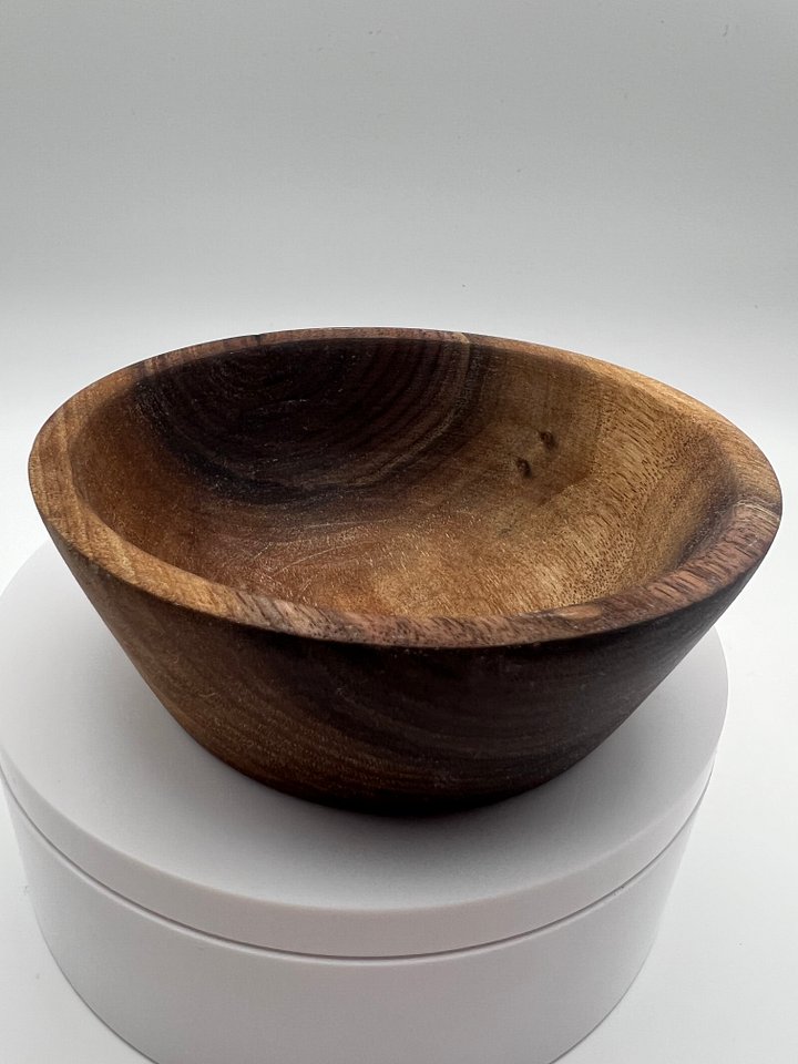 Small Black Walnut Catch-All (3.75”) – Handmade from Reclaimed Storm Wood product image (1)