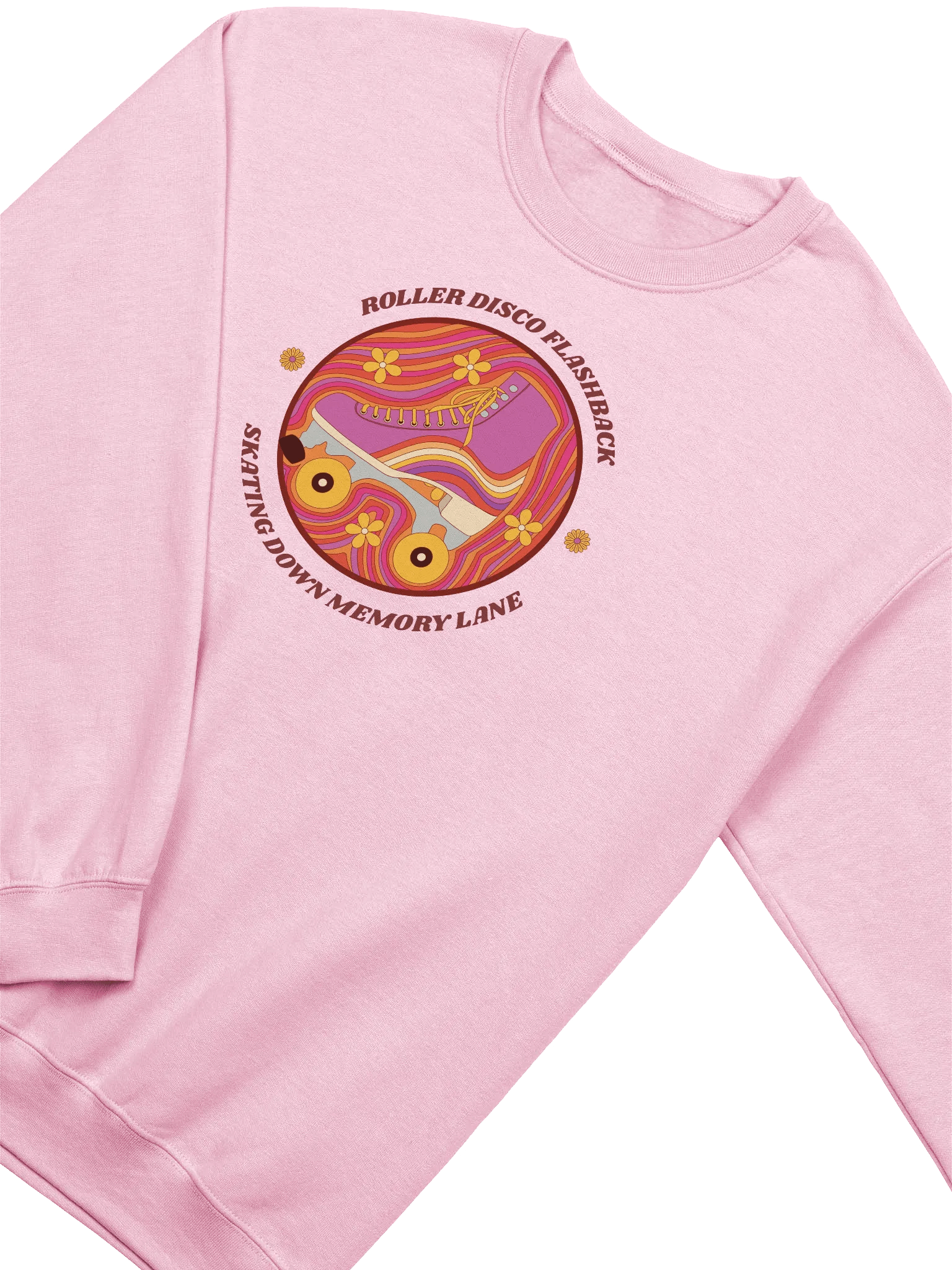 Retro Roller Skate Dream Crewneck Sweatshirt product image (2)