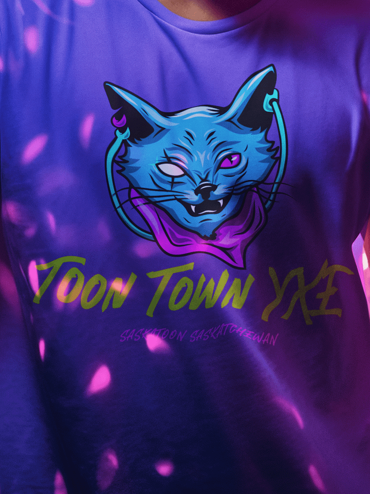 Cyberpunk Feline Fusion Town town YXE product image (2)