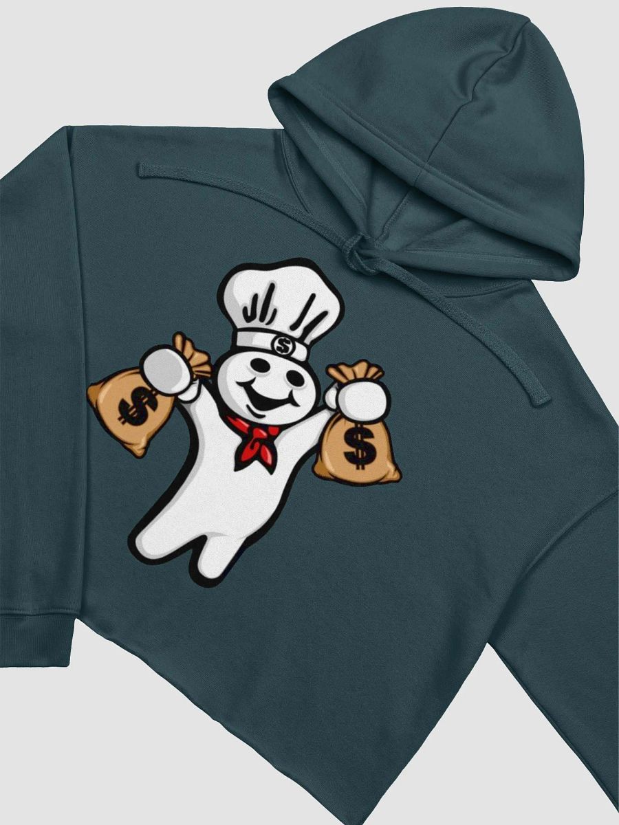 Women's Everybody Eats Bread Fleece Crop Hoodie product image (3)