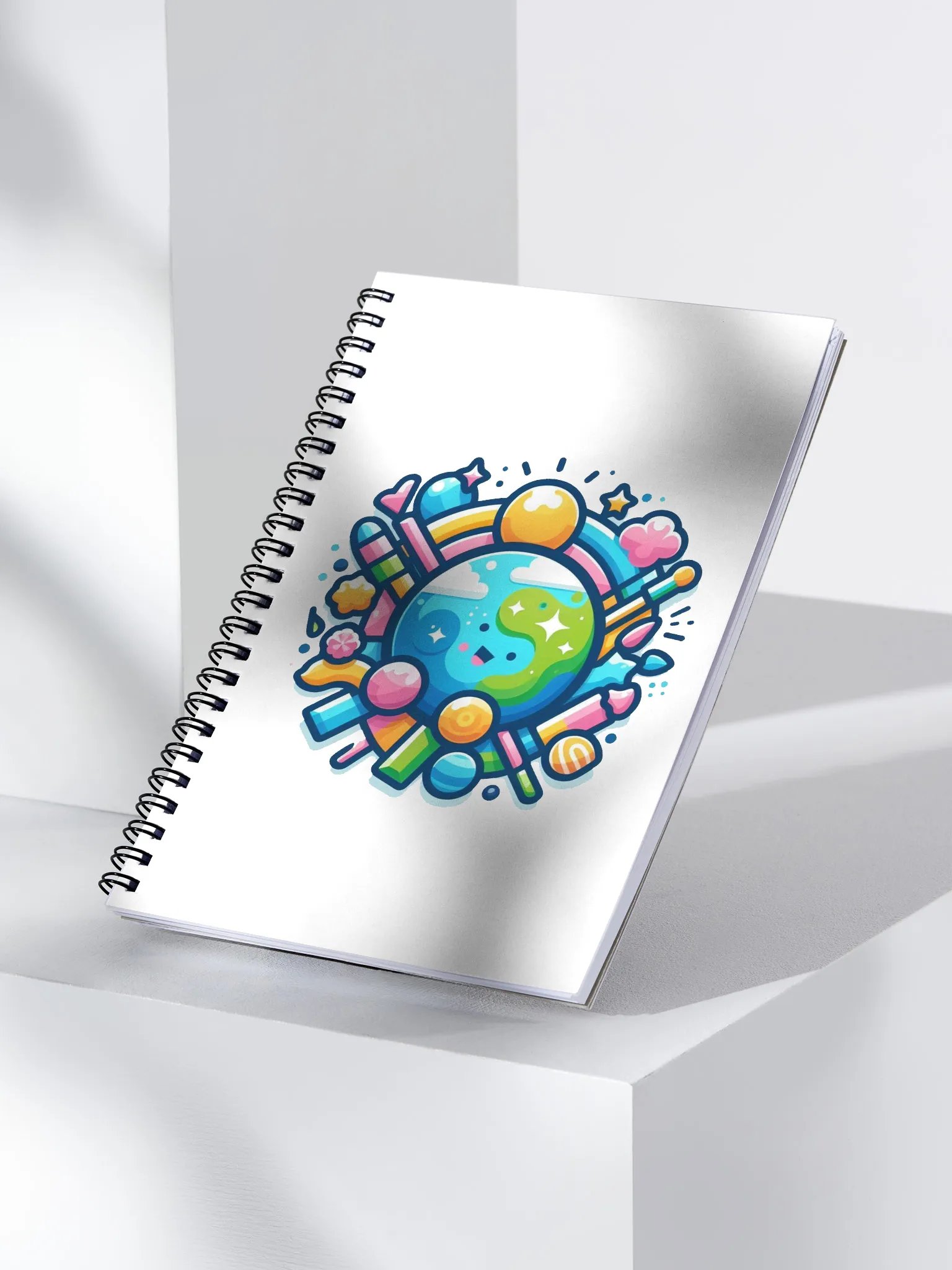 Joyful Earth Spiral Notebook product image (3)