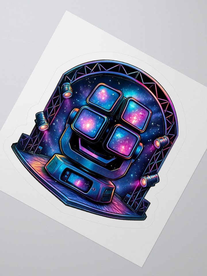 Theatrically Jerry: "Cosmic Quad" Moving Head Wash Light Stickers product image (2)