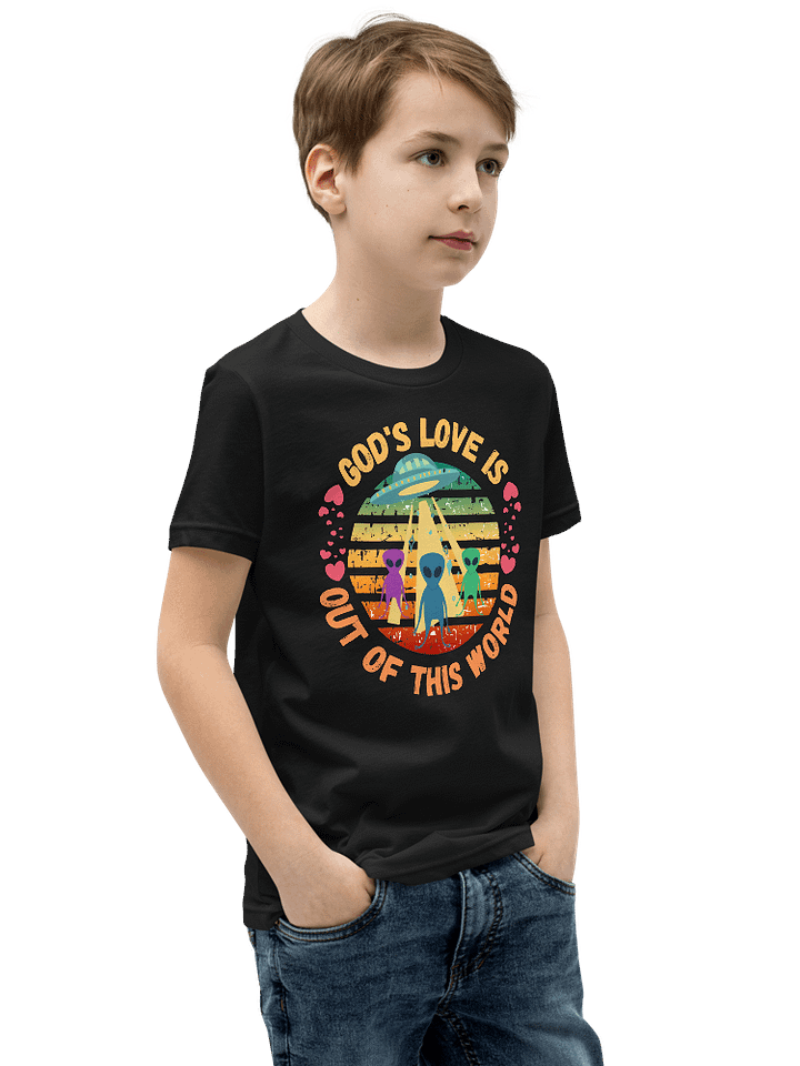 God's Love Is Out Of This World Kids T-Shirt product image (2)