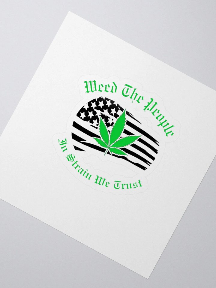 Weed The People Sticker BG product image (2)