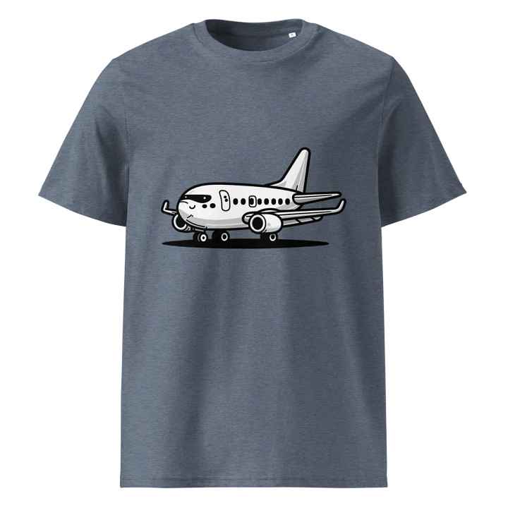 737 Cartoon T-Shirt (Blue) product image (1)