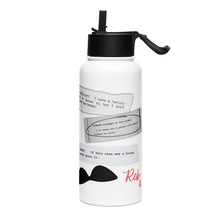 ICT Stainless Steel Water Bottle w/ Straw Lid product image (2)