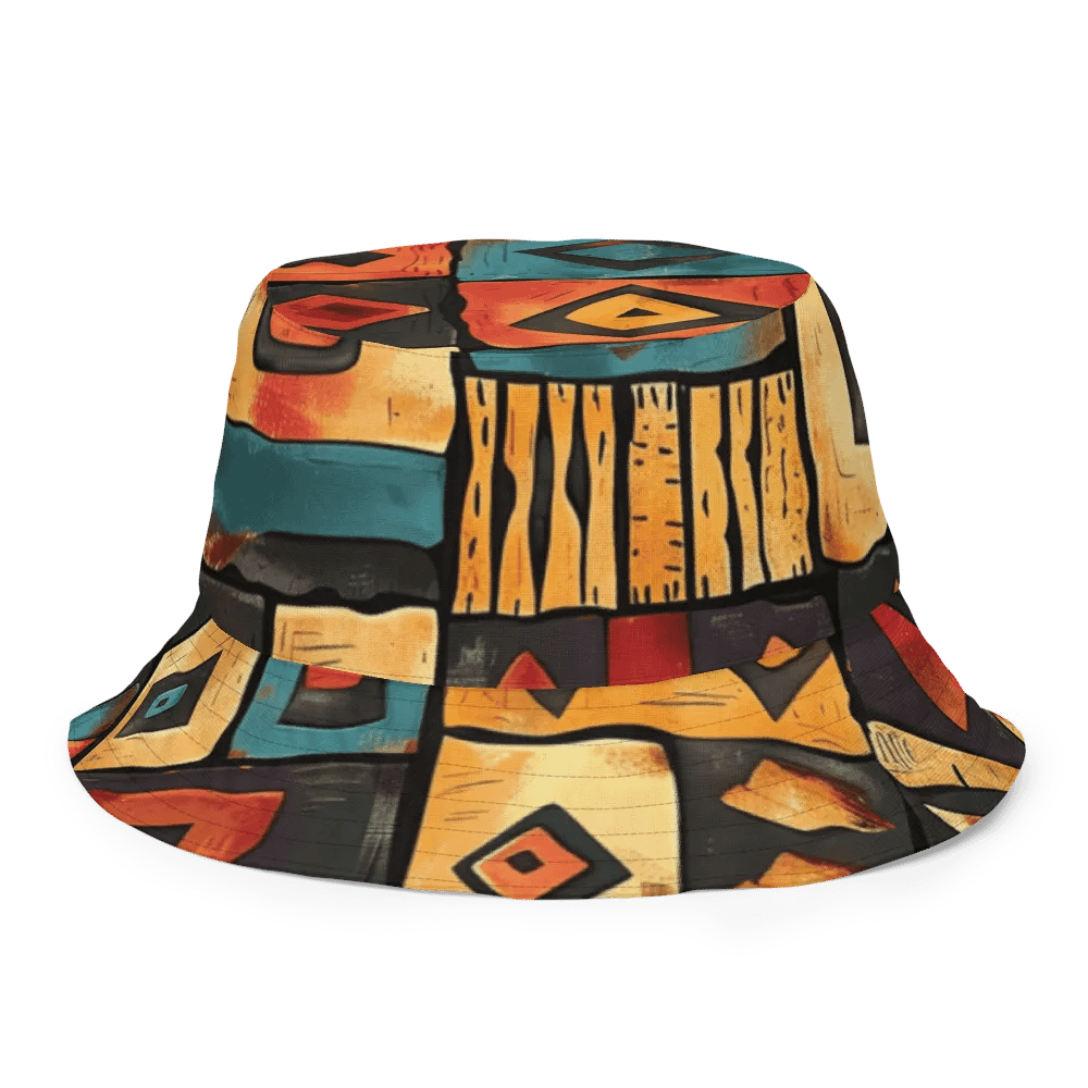 Versatile Style: African Tribal Patterns All-Over Print Reversible Bucket Hat product image (1)