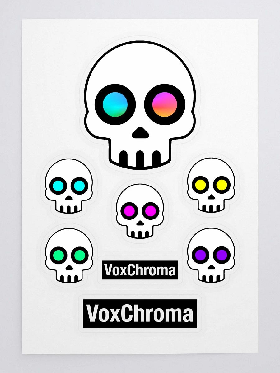 Chroma Skull Sticker Pack product image (3)