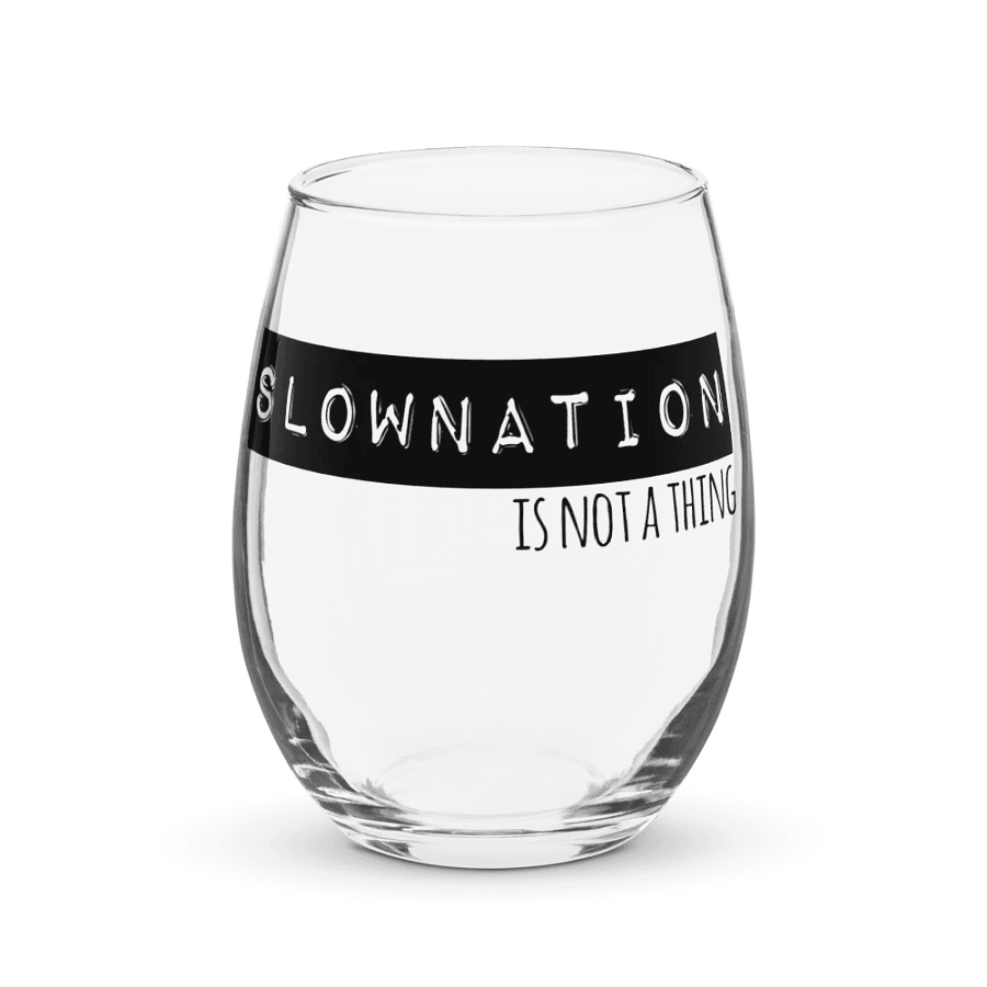 Slownation stemless wine glass product image (5)