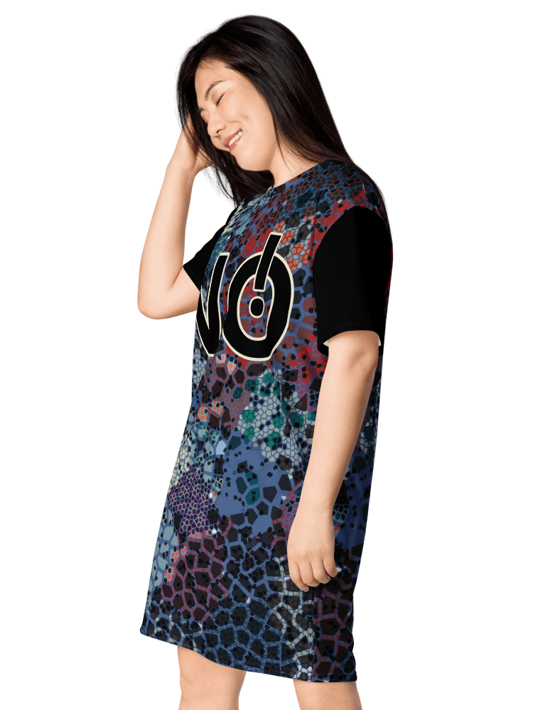 Stained glass T-Shirt Dress product image (4)