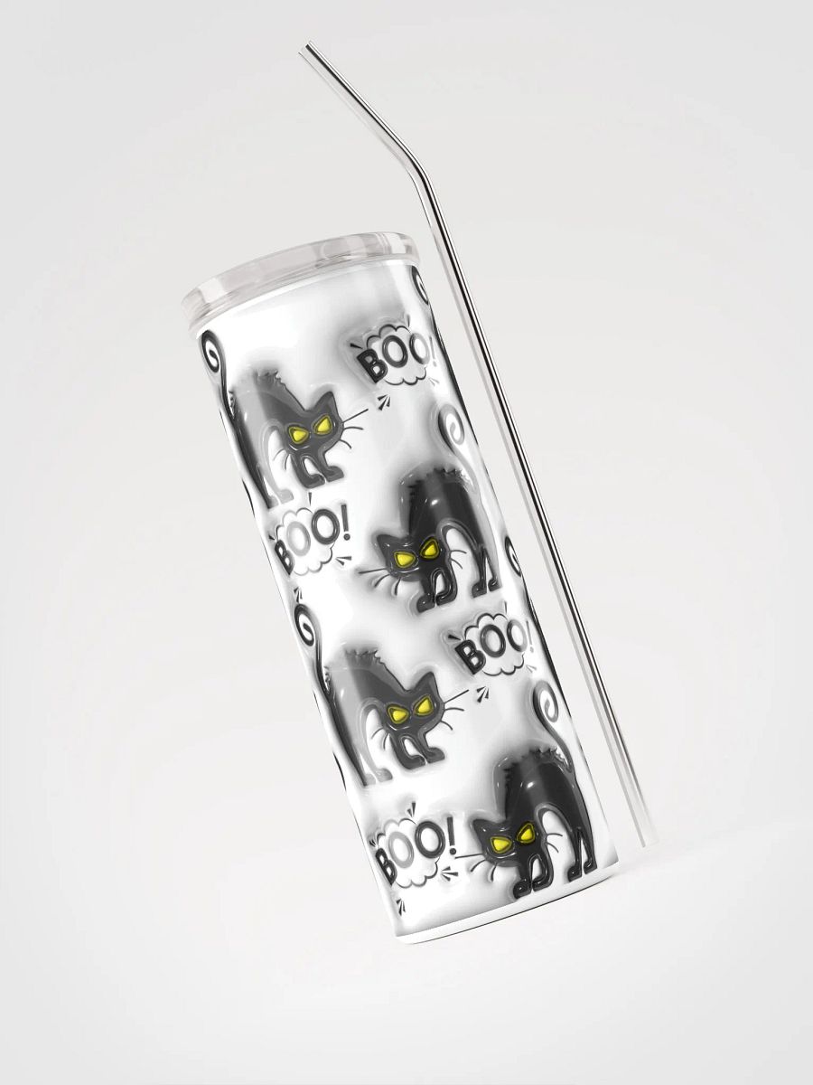 Glowing Eyes Black Cat Halloween Tumbler product image (3)