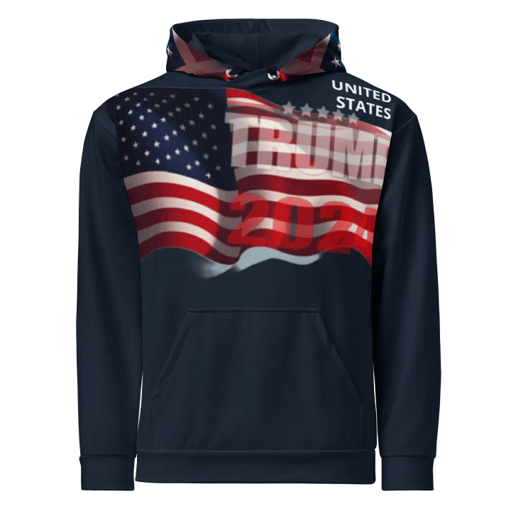 Trump 2024 Patriotic Flag Hoodie product image (1)