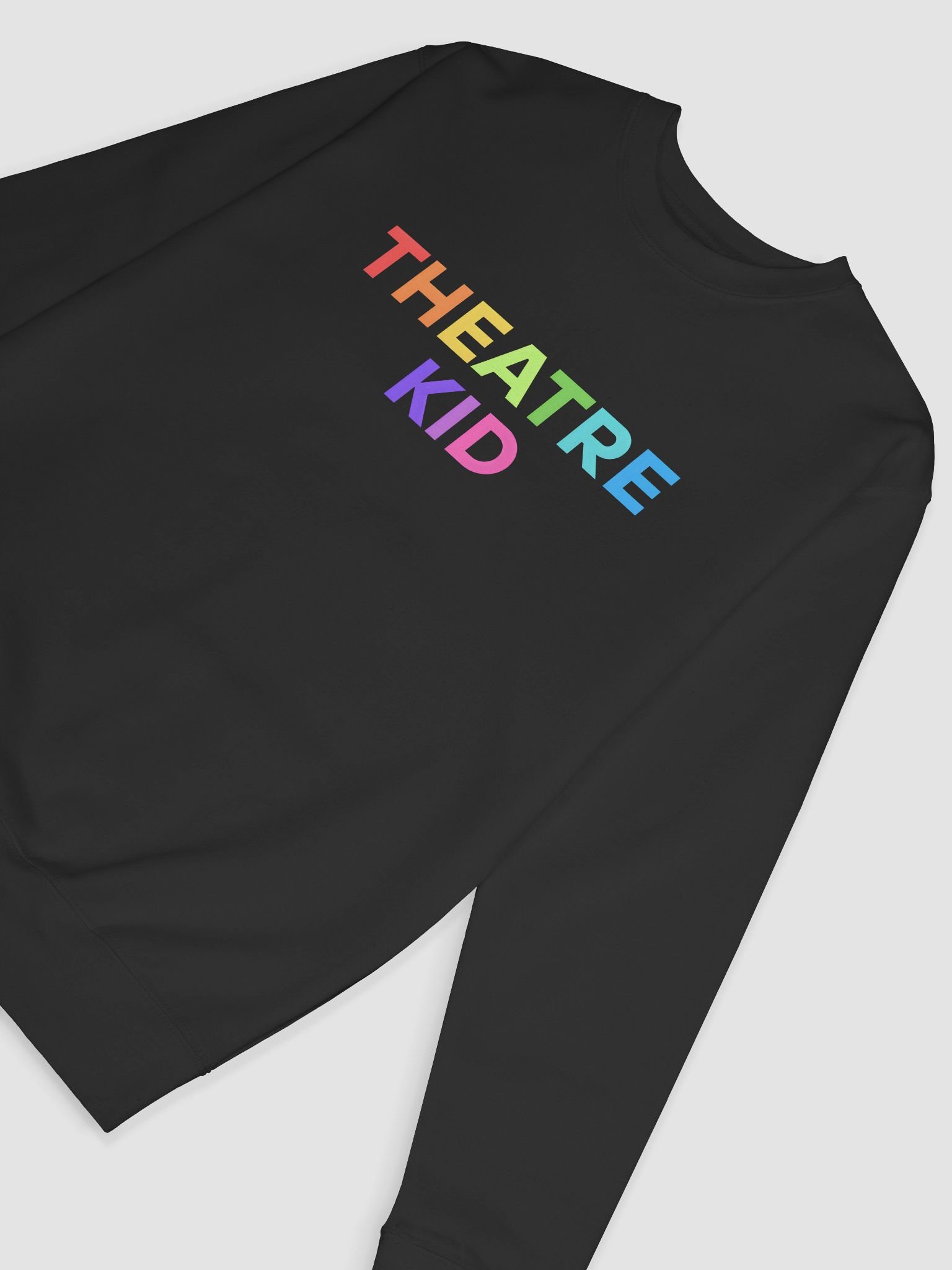 Theatre Kid, Rainbow Block Letters, Sweater product image (3)