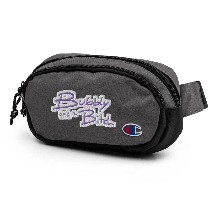 Bubbly and a B*tch (purple bubble design) champion fanny pack product image (4)