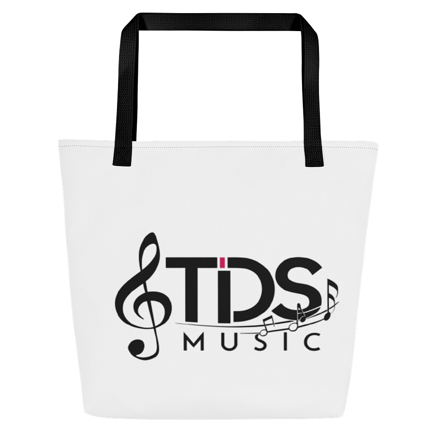 TDS Music All-Over Print Large Tote Bag with Pocket - Exclusive Design product image (3)