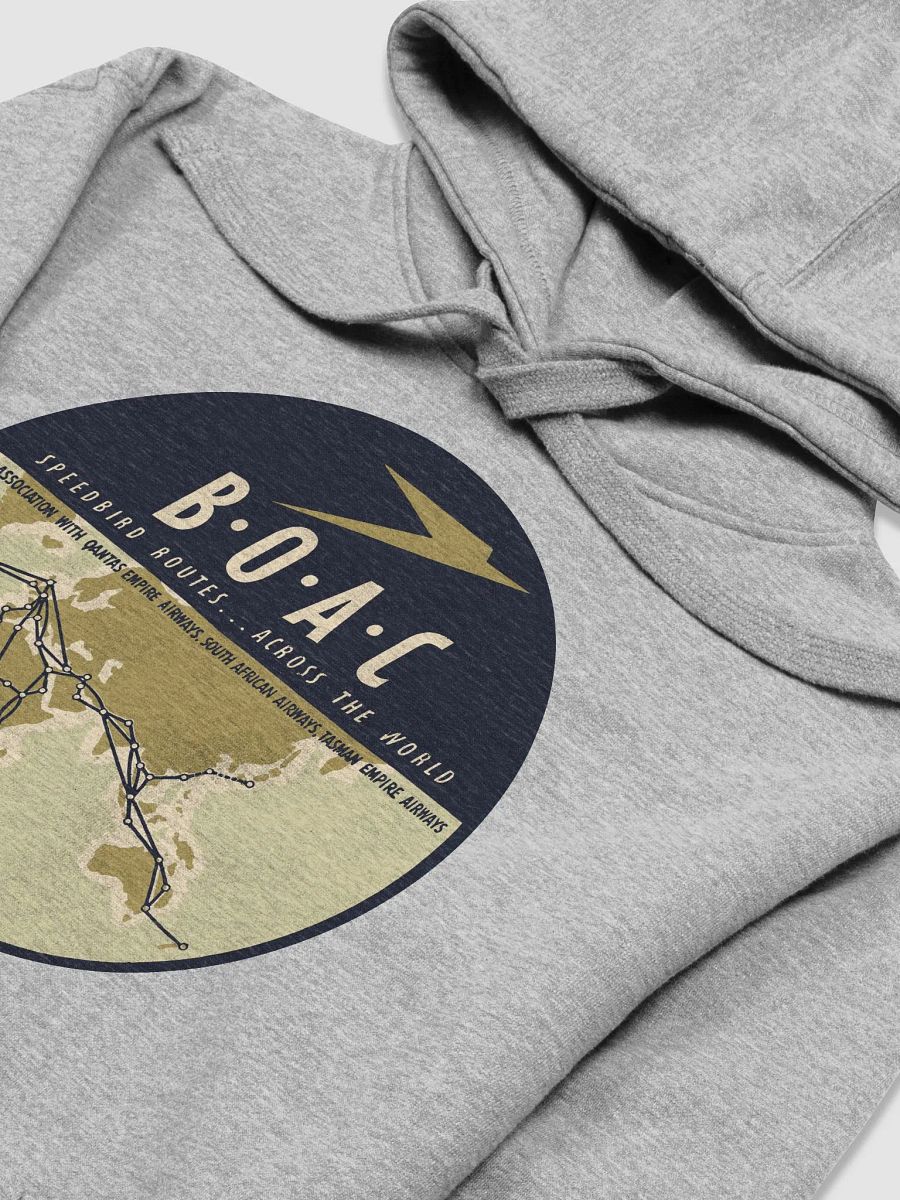 BOAC Speedbird Routes Across The World - Hoodie product image (2)