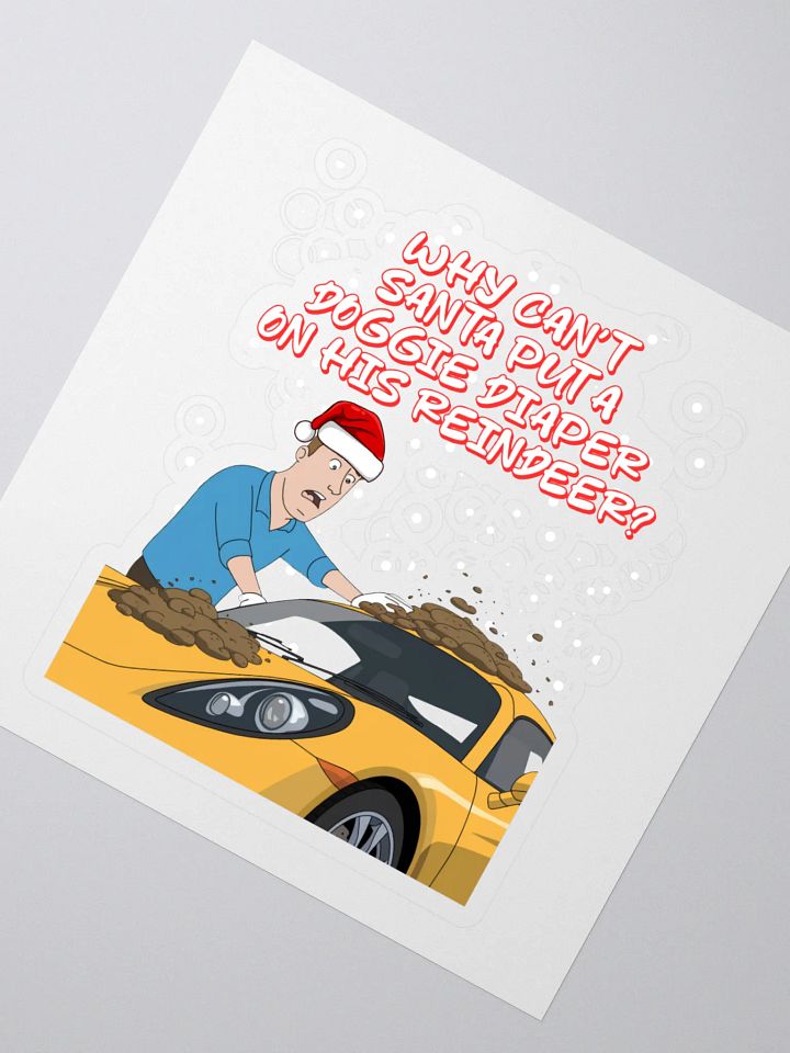 Why Can't Santa Put A Doggie Diaper On His Reindeer? product image (2)