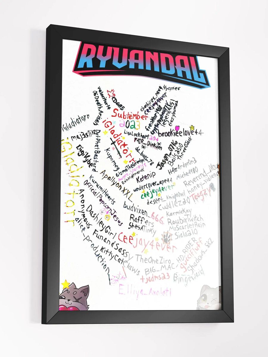 Furycious Fam FRAMED Subtember Poster product image (14)