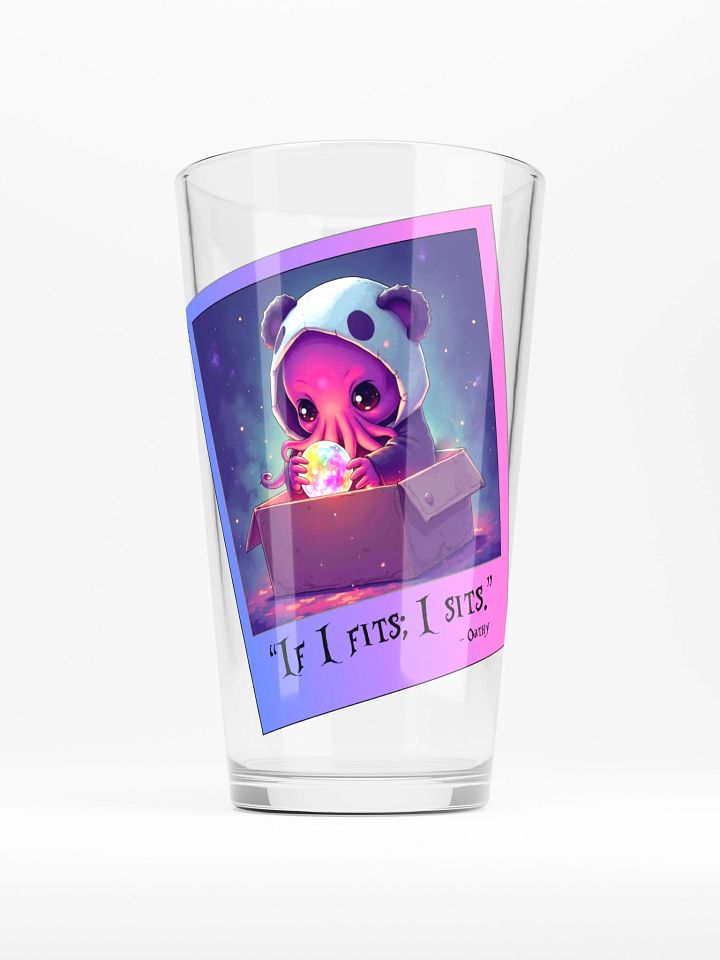 If I Fits; I Sits! Pint Glass product image (1)