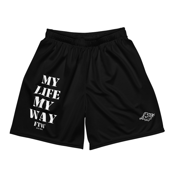 MY LIFE MY WAY MESH SHORTS product image (1)
