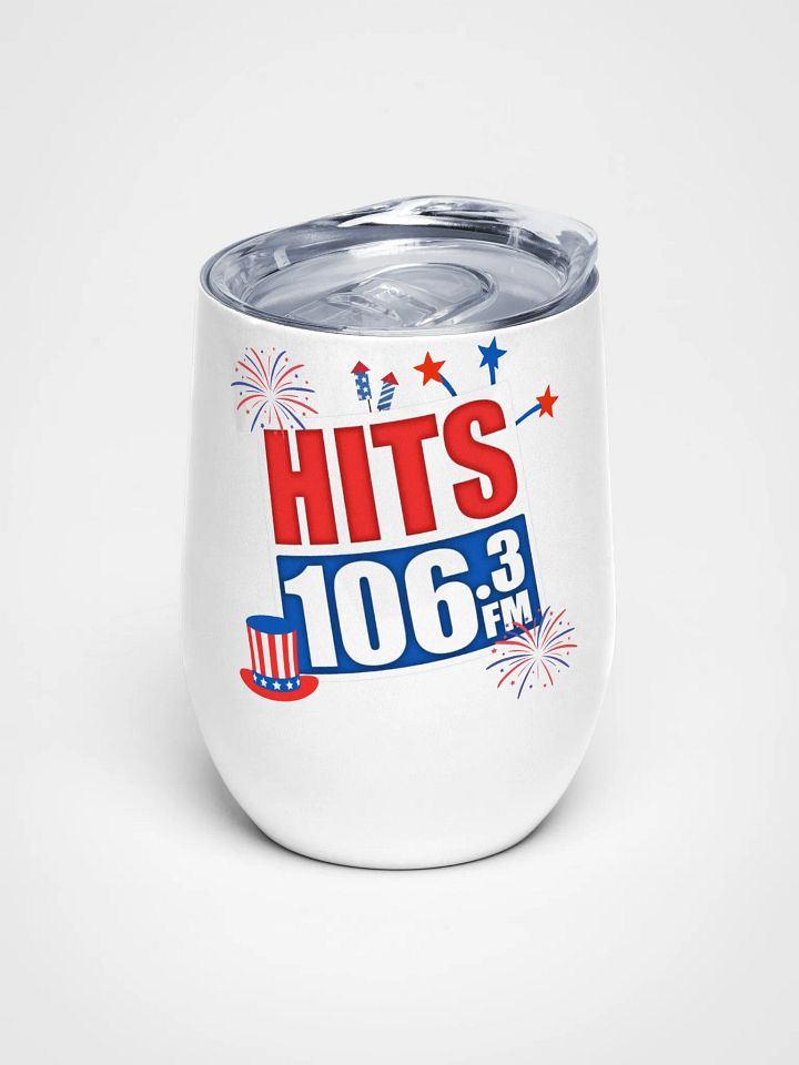 Hits 1063 Patriotic Wine Tumbler product image (1)