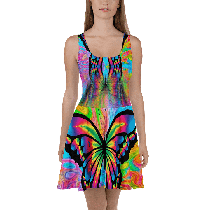 'Butterflies' Skater Dress product image (2)