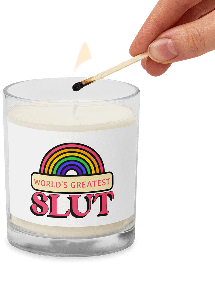 World's Greatest Slut soy candle product image (1)