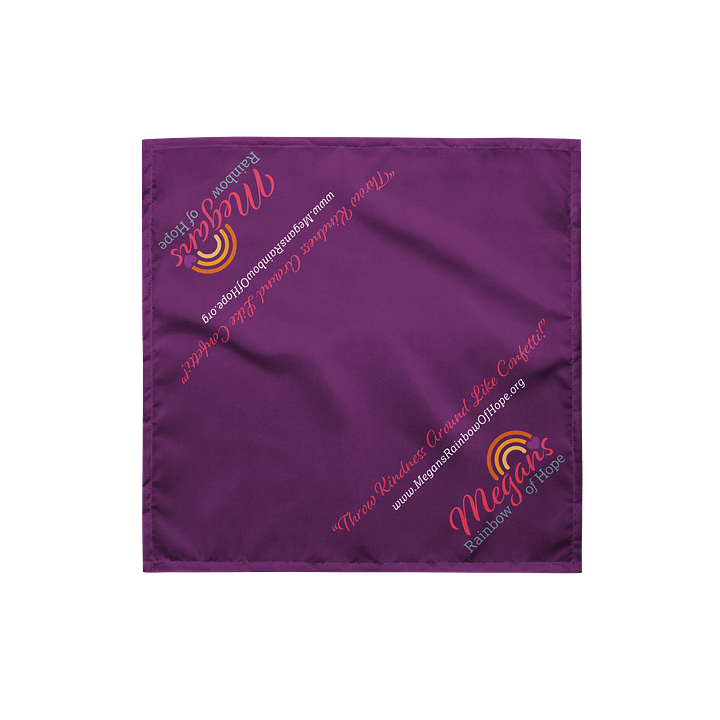 Purple Logo Bandanna product image (1)