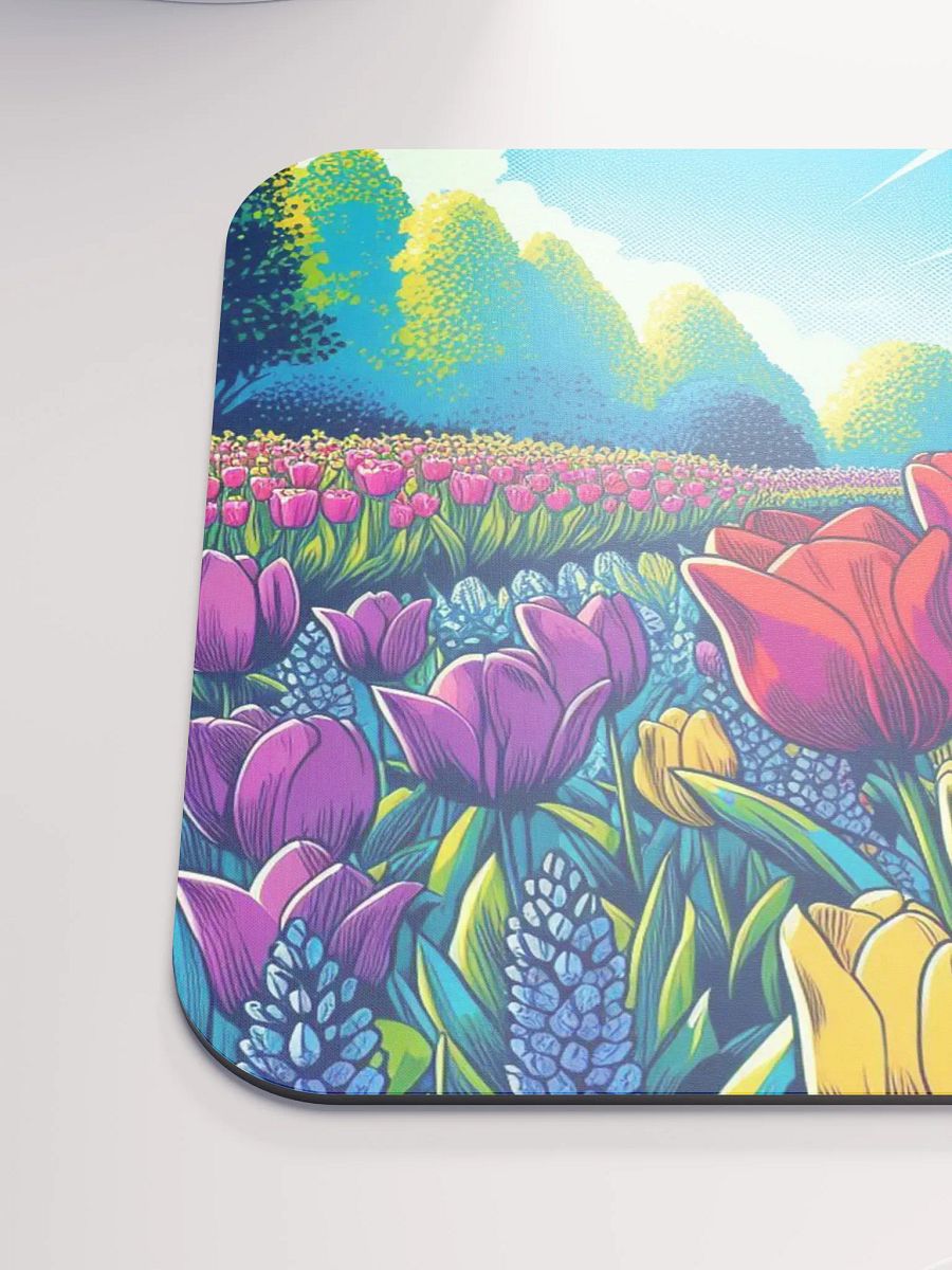 Vibrant Tulip Paradise Mouse Pad product image (6)
