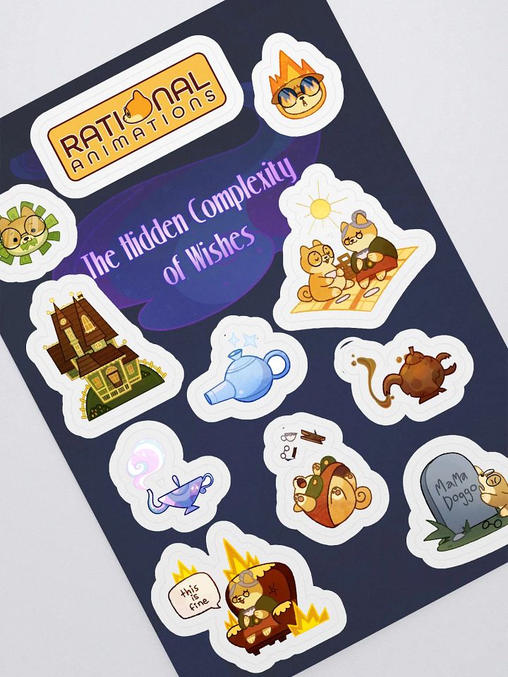The Hidden Complexity of Wishes - Sticker Sheet product image (1)