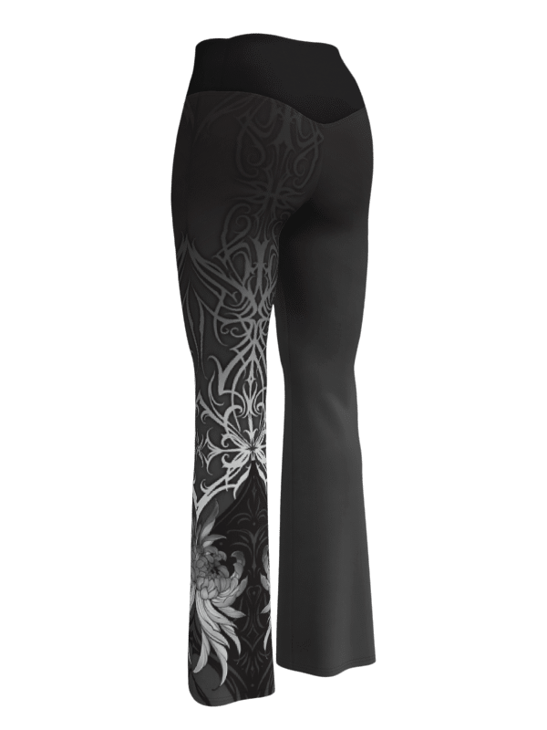 Chrysanthemum Tribal Flare Leggings product image (2)