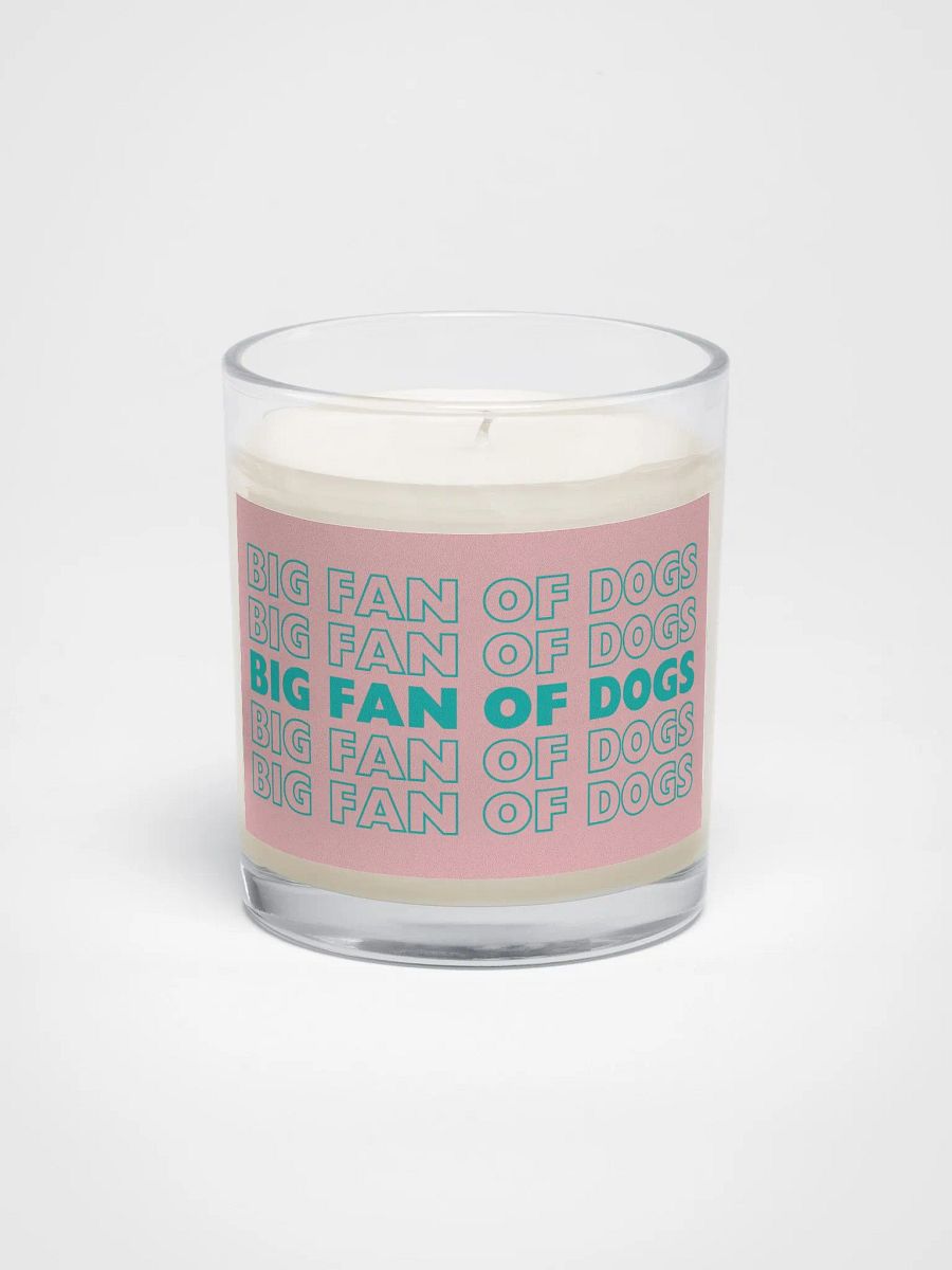 Big fan of dogs (candle) product image (1)