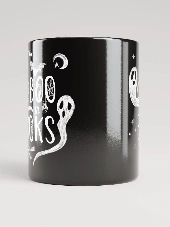 Putting the Boo in Books mug (All Black) product image (4)